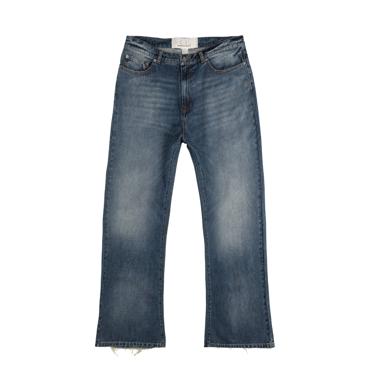 パンツ ERL denim Blue ERL Unisex Distressed Denim Woven Pants | SVD