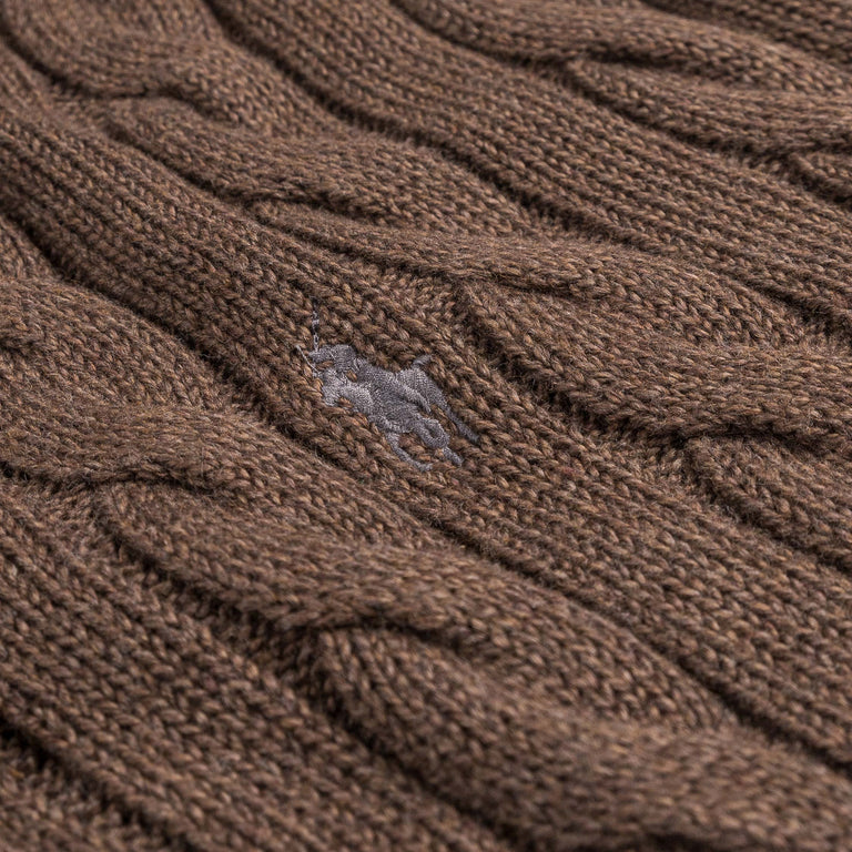 Polo Ralph Lauren Cable-Knit Cotton Quarter-Zip Jumper