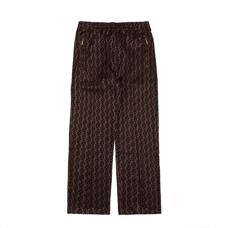 Drole de Monsieur La Track Pants Monogramme - XL / Dark Brown