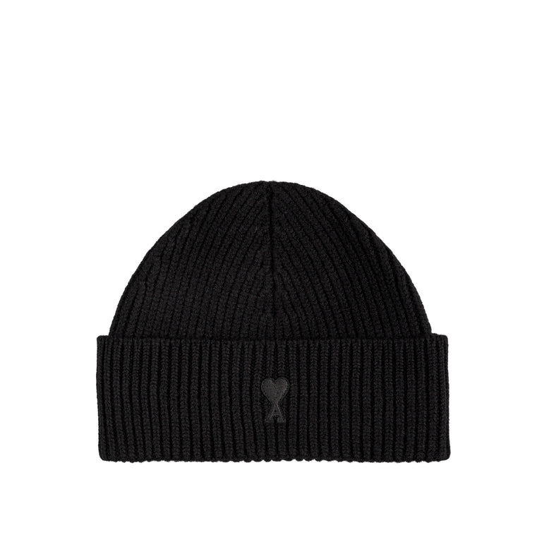 AMI Paris Ami De Coeur Wool Beanie