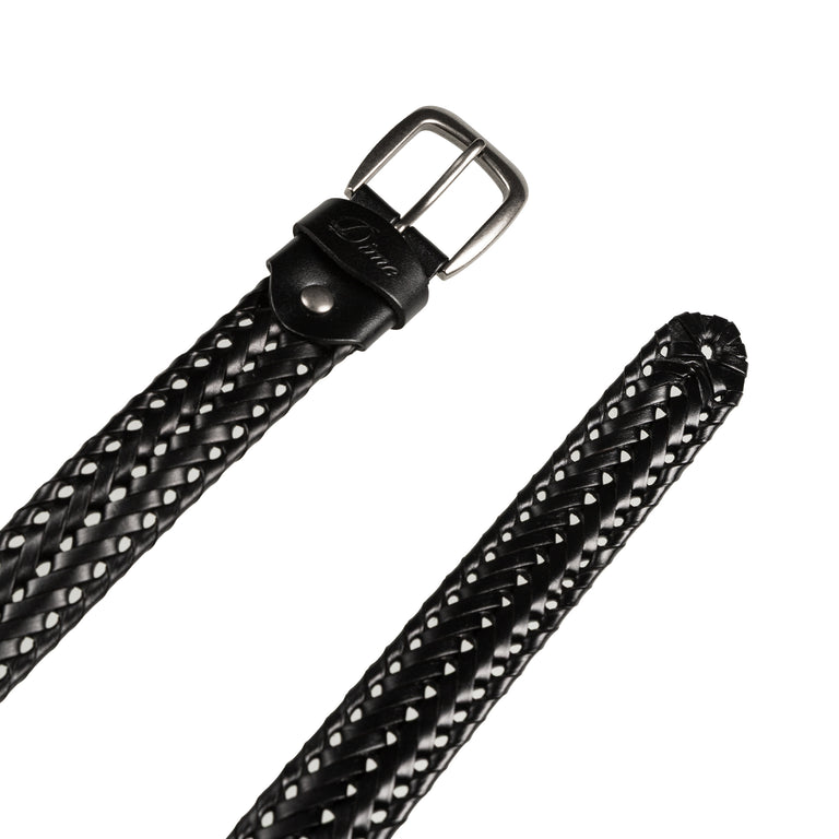 Dime Braided Leather Belt