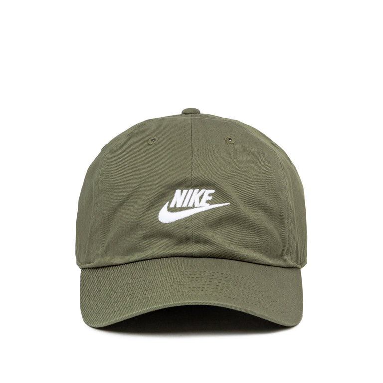 Nike Club Washed Cap - S/M / Medium Olive / White