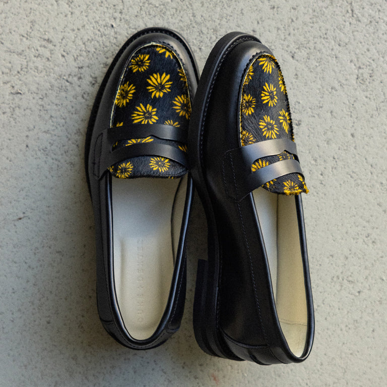 Duke + Dexter Wilde Pony Loafer W onfeet