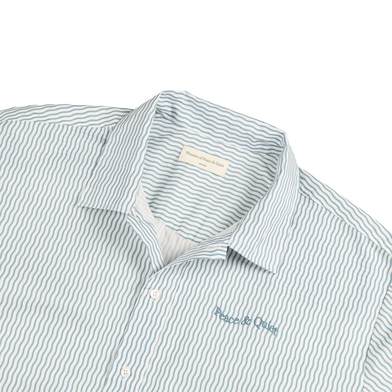 Museum of Peace & Quiet Wordmark Poplin Buttonup