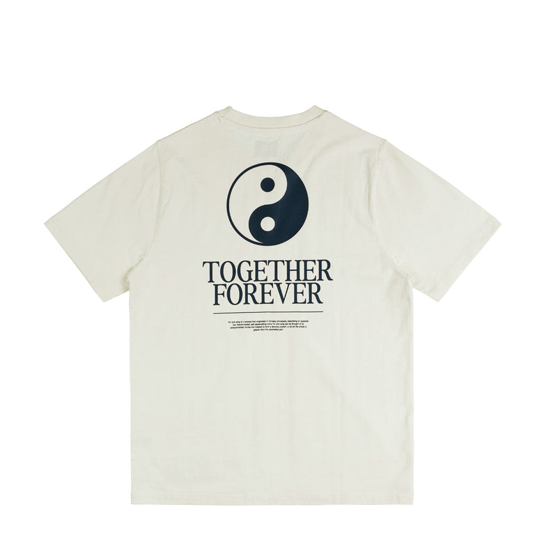 Asphaltgold Together Forever - T-Shirt - S / Off-White/ Navy