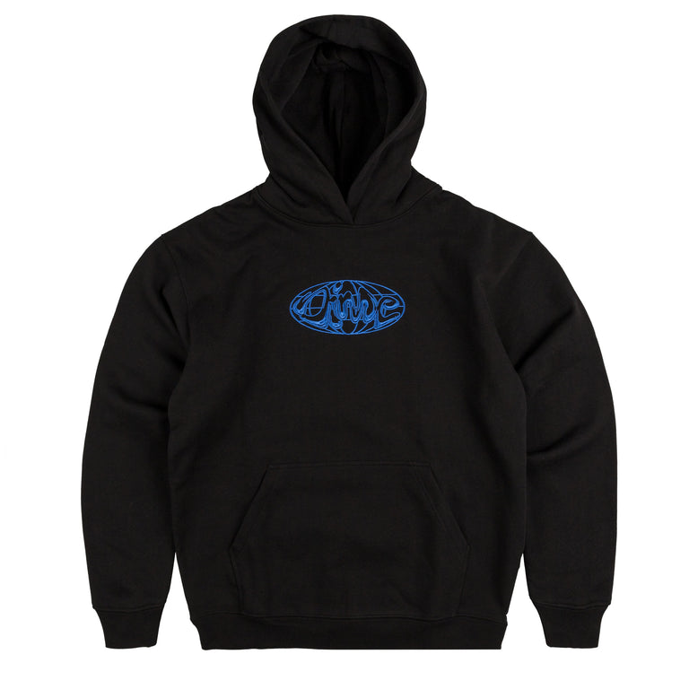 Dime Globe Hoodie - M / Black