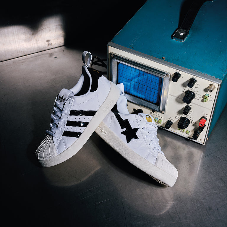 Adidas x Bape adifom SSTR 360 Kids onfeet