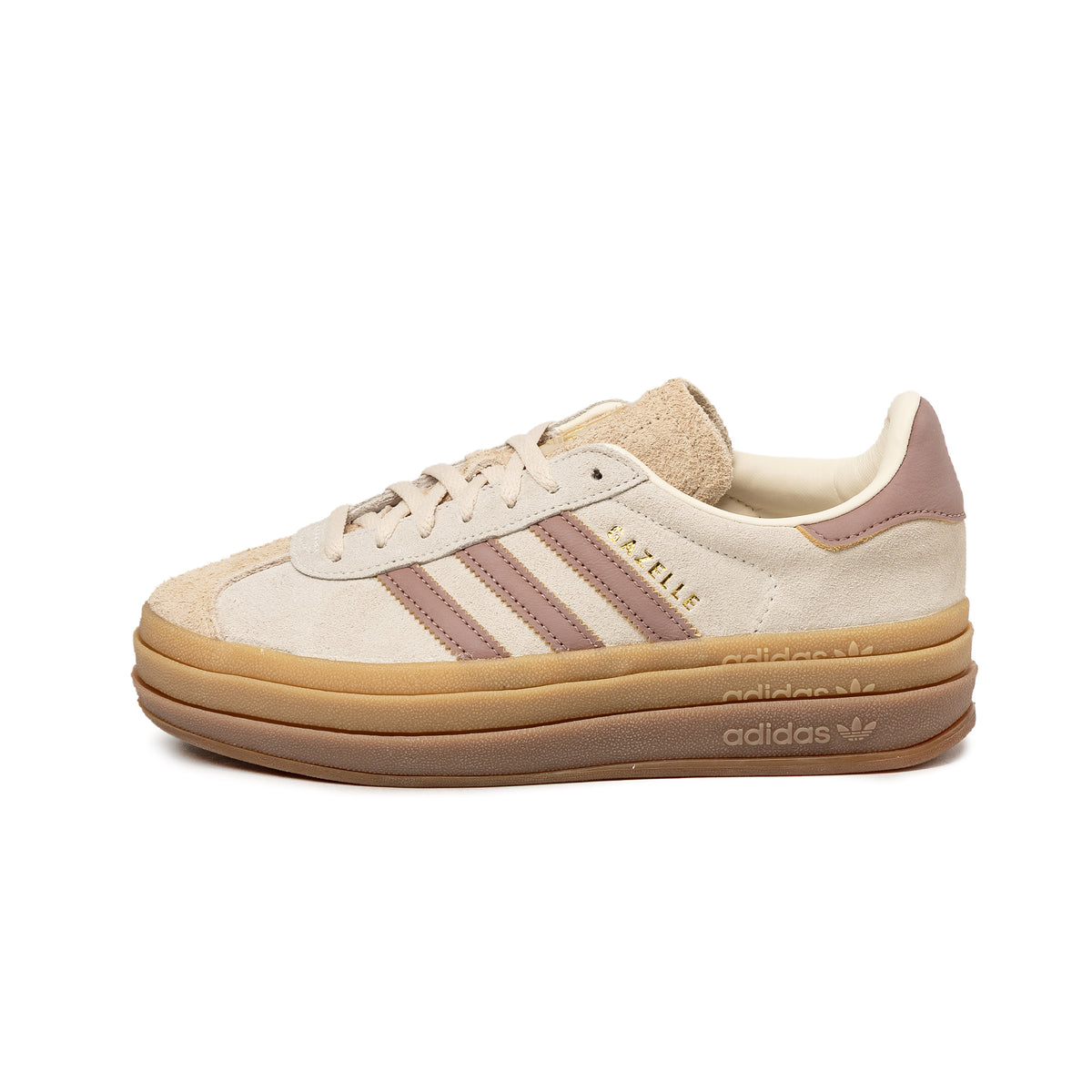 ◆adidas◆ Gazelle Bold Cream White Navy JQ5126 adidas Gazelle Bold Shoes - White | Free Shipping with