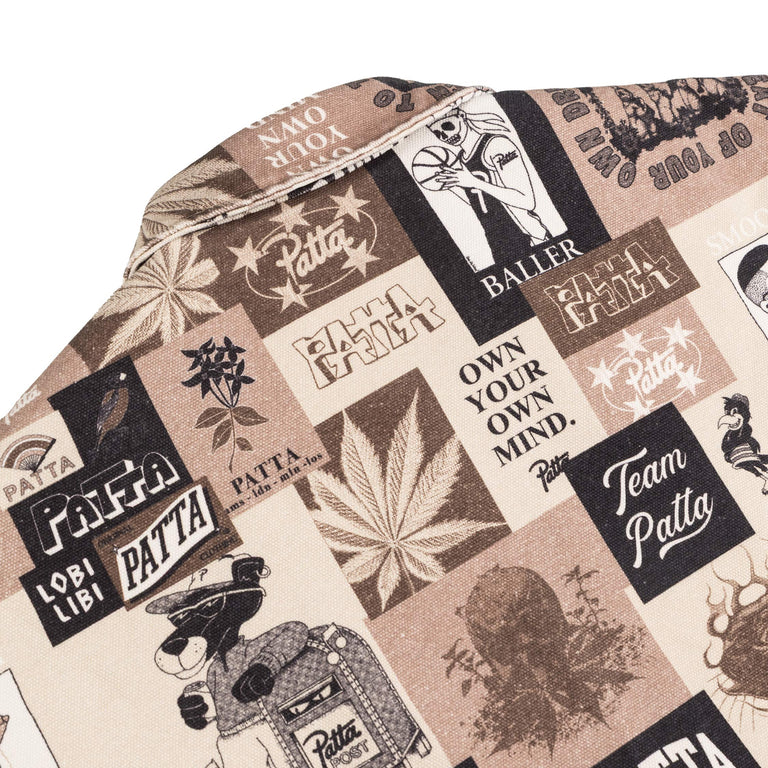 Patta Collage Insulated Canvas Jacket