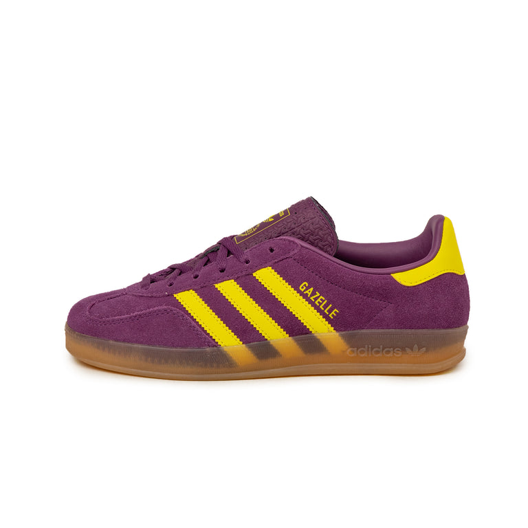 Adidas Gazelle Indoor W - 42 / Rich Mauve / Bright Yellow / Gum 3