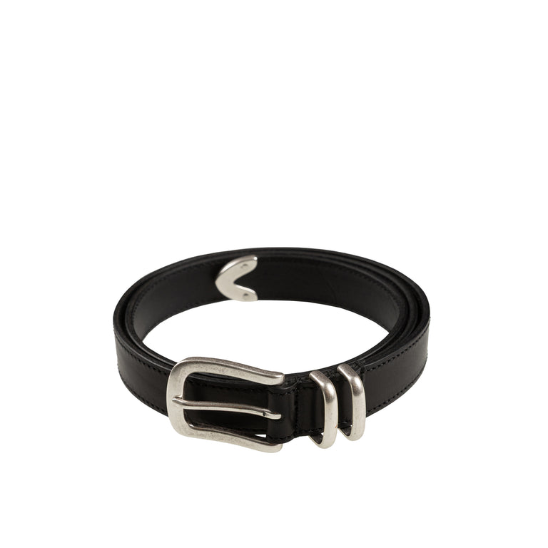 Molebo Refined Double Loop Leather Belt