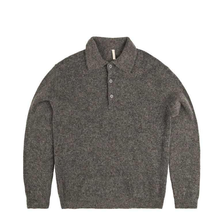 Sunflower Mohair Polo - M / Grey Melange