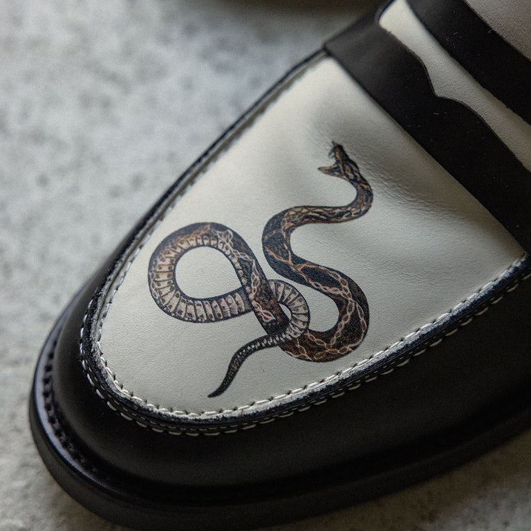 Duke + Dexter Wilde Penny Loafer onfeet