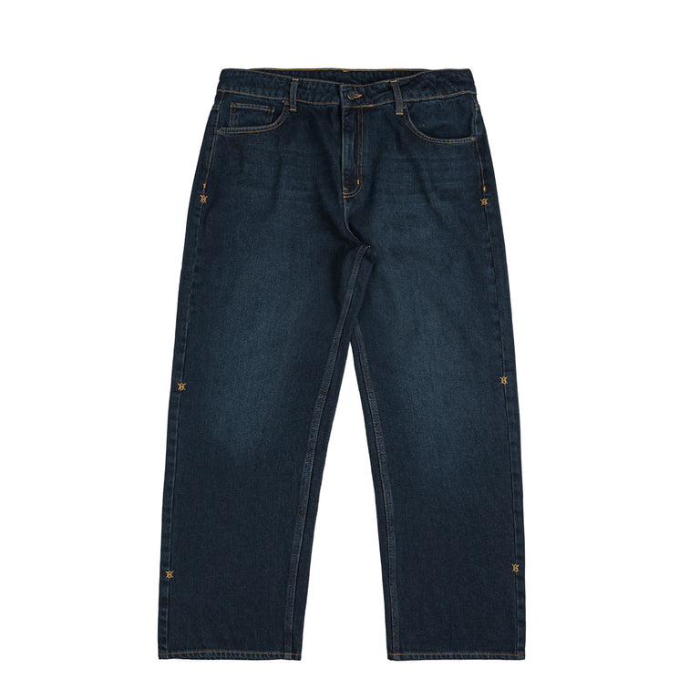 Daily Paper Indigo Washed Jeans - L / Blue