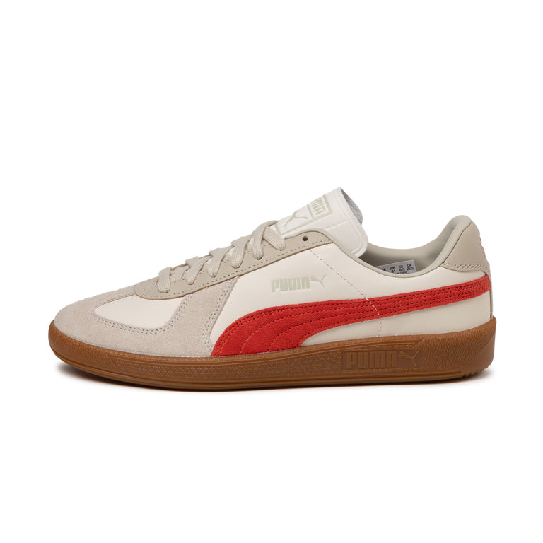 Puma Army Trainer - 38.5 / Warm White / Puma Red / Gum