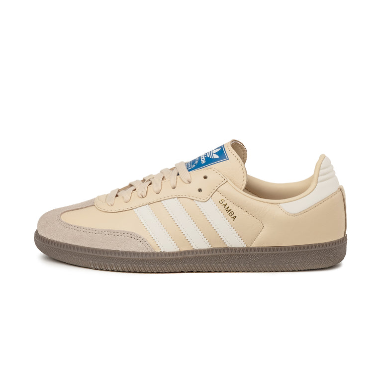 Adidas Samba OG - 47 1/3 / Sand Strata / Core White / Gum 5