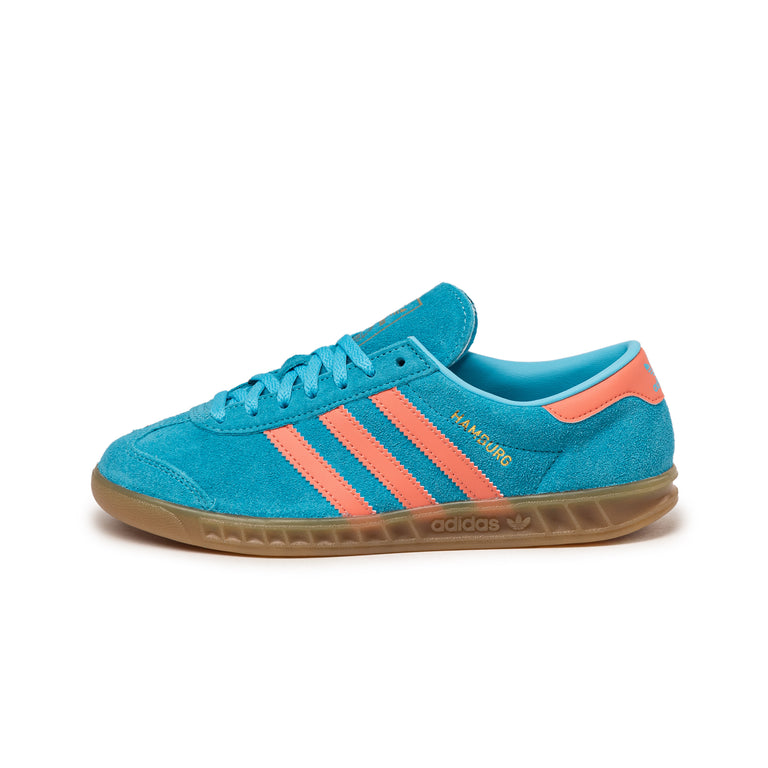 Adidas Hamburg W - 40 2/3 / Sky Rush / Semi Coral / Gold Metallic