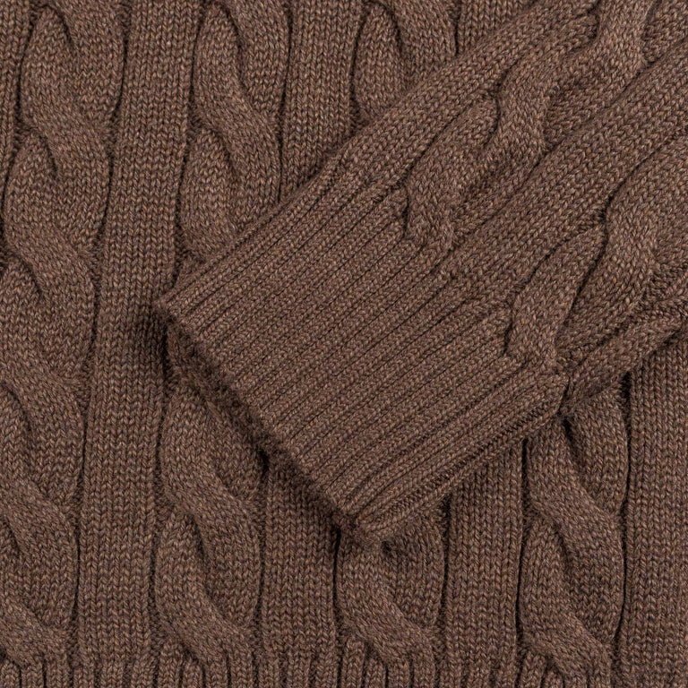 Polo Ralph Lauren Cable-Knit Cotton Quarter-Zip Jumper