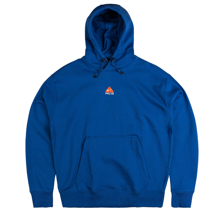 Nike ACG Therma-FIT Fleece Hoodie - XXL / Game Royal / Safety Orange / Summit White