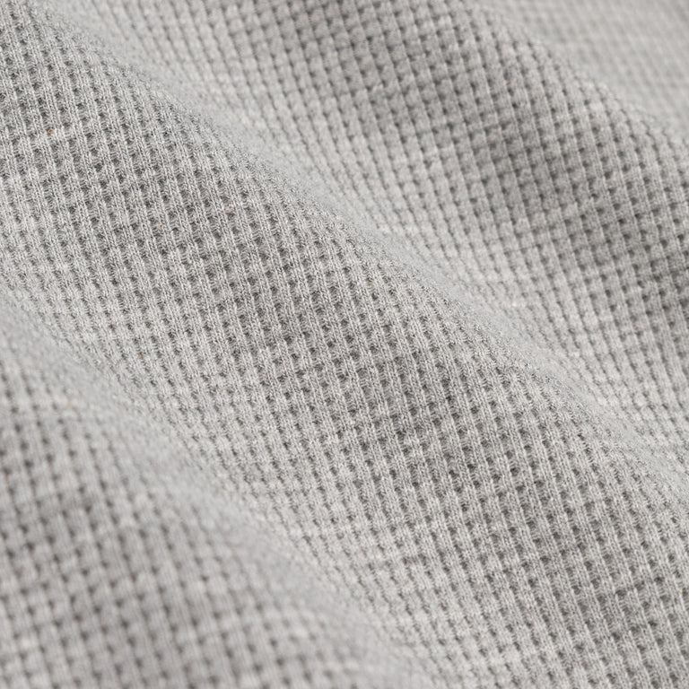 Autry Tonal Logo Waffle Long-Sleeve Polo