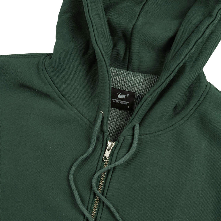 Patta Classic Zip Up Hooded Sweater
