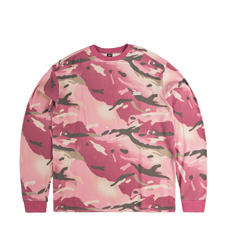 Patta Cactus Flower Camo Waffle Longsleeve T-Shirt