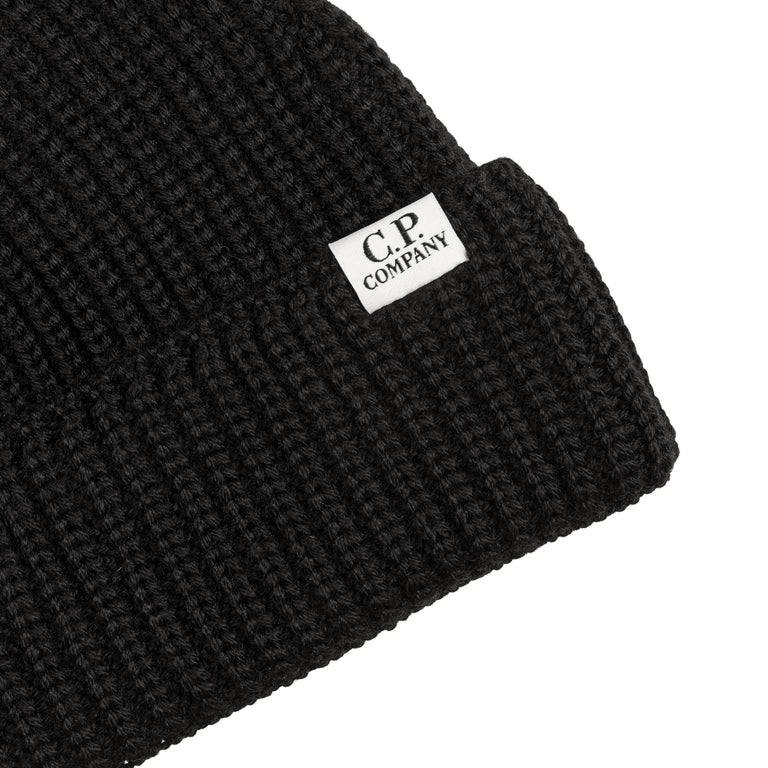 C.P. Company Extrafine Merino Wool Knit Beanie