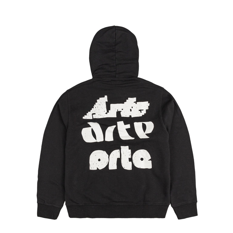 Arte Antwerp Multi Arte Print Hoodie - XXL / Black