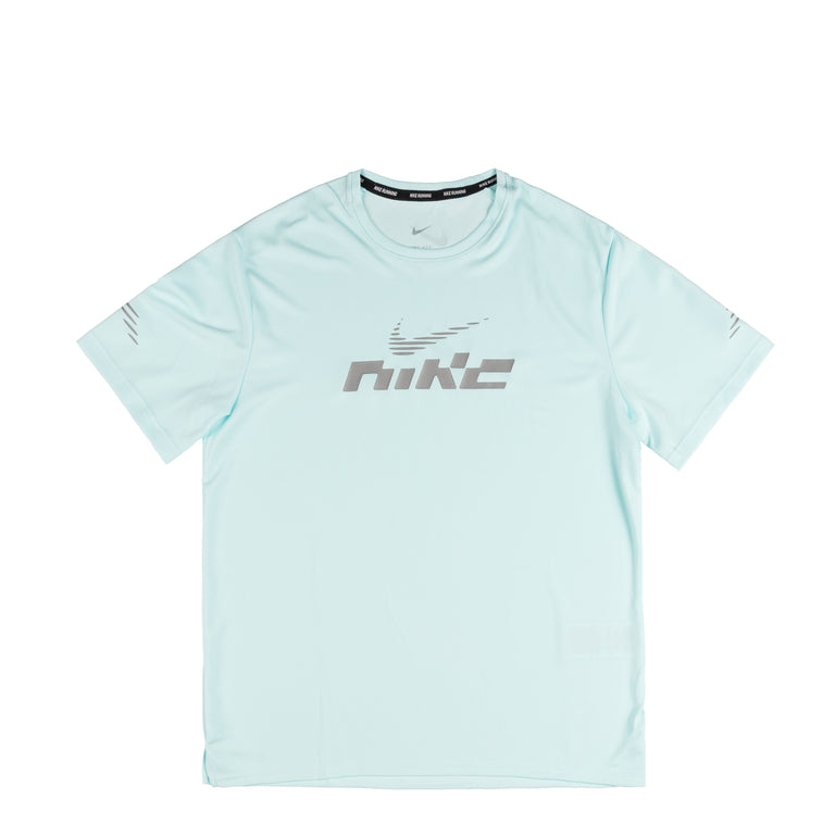 Nike Miler Flash Dri-FIT UV Short-Sleeve Running Top - XL / Glacier Blue / Reflective Silver