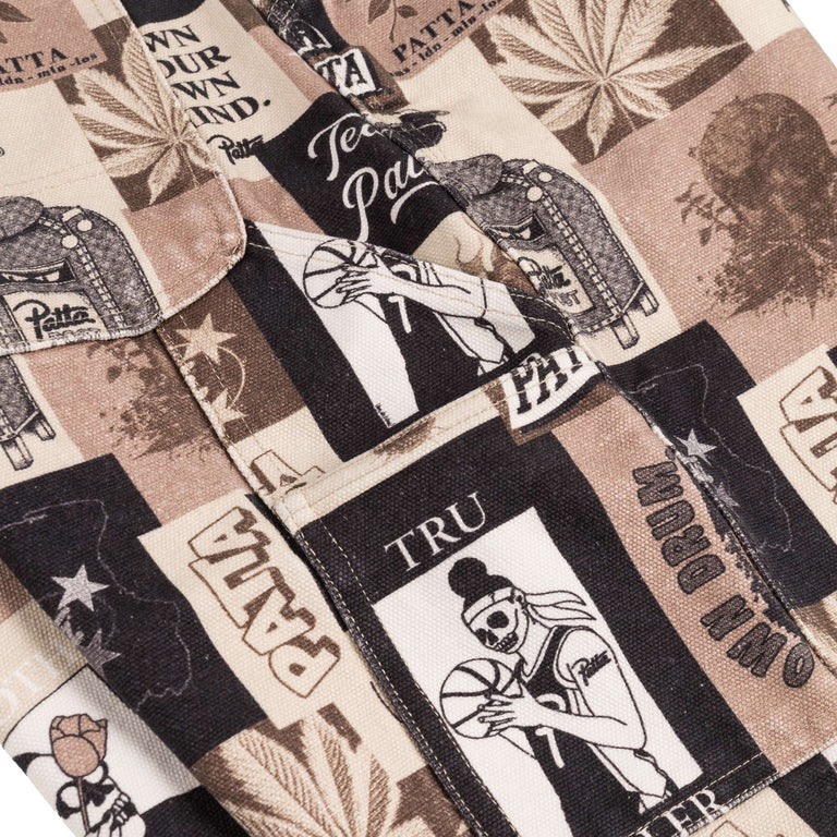 Patta Collage Canvas Pants