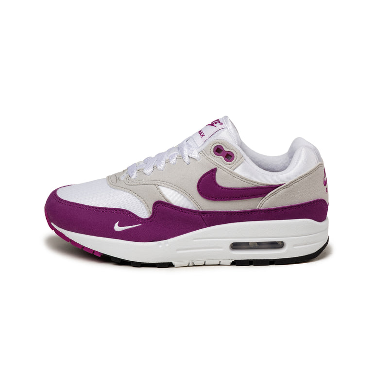 Nike Wmns Air Max 1 '87 - 36.5 / White / Bold Berry / Neutral Grey / Black