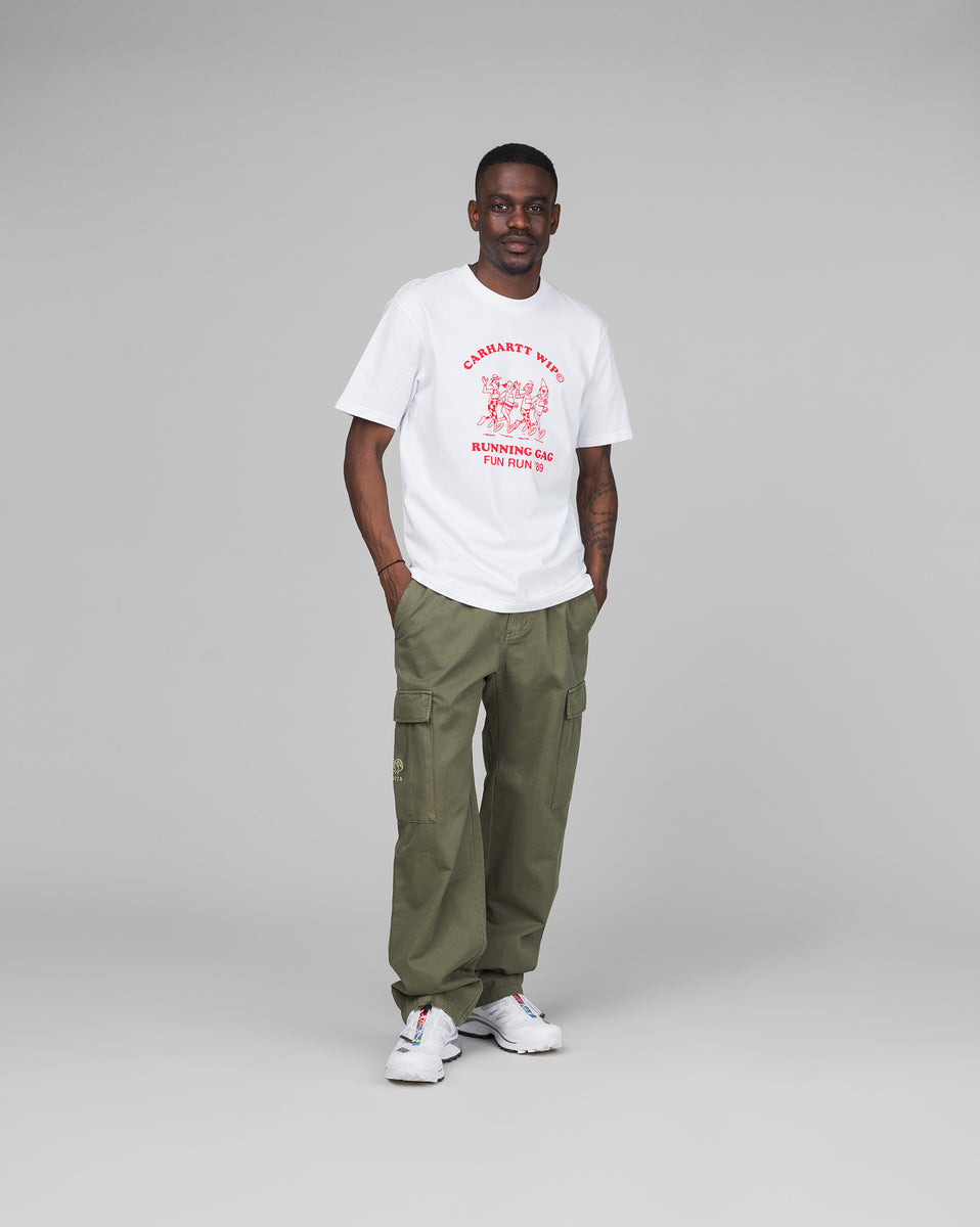 ★ドイツ発*carhartt WIP*新作* Run Tシャツ/WHITE★ Carhartt WIP Fun Run T-Shirt | Apparel » Buy online now!