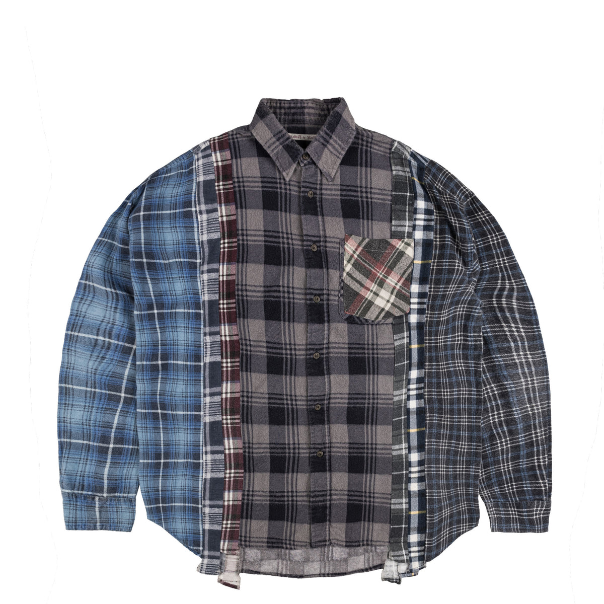Needles *Rebuild By* Flannel Shirt Ribbon Wide (D) | Apparel