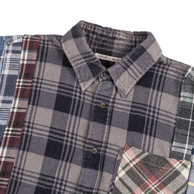 Needles *Rebuild By* Flannel Shirt Ribbon Wide (D)