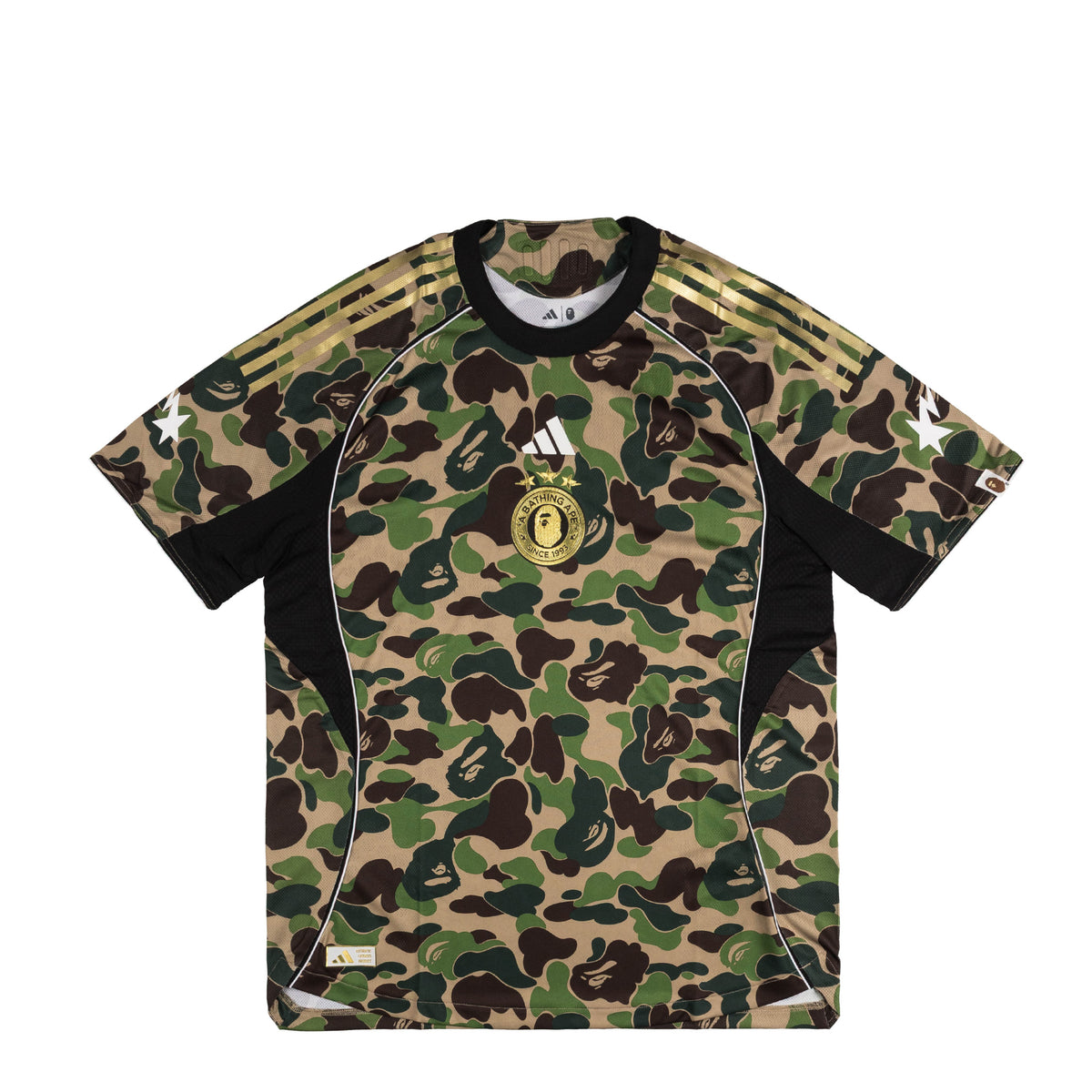 トップス adidas A BATHING BAPE Jersey Shock Blue adidas x Bape Football Jersey (Shock Blue) - Patta