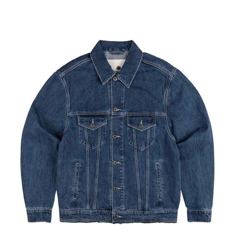 New Amsterdam Surf Association Denim Coated Jacket - L / Bleached
