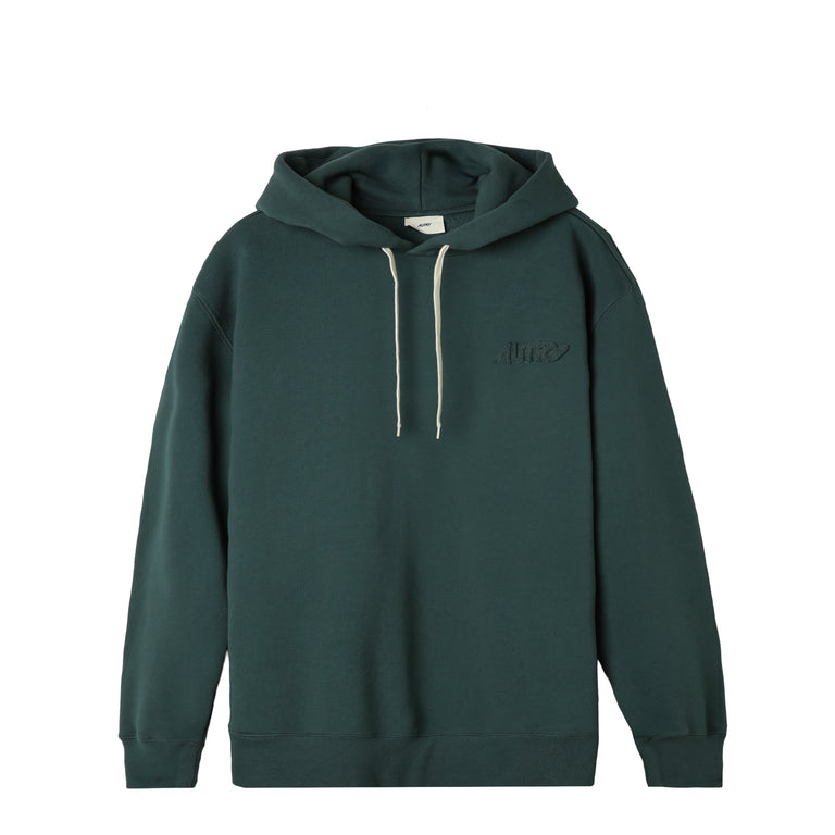 Autry Tonal Logo Hoodie - XXL / Dark Green