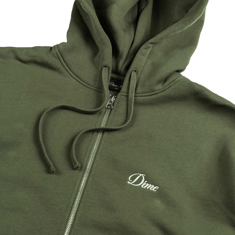 Dime Cursive Zip Hoodie