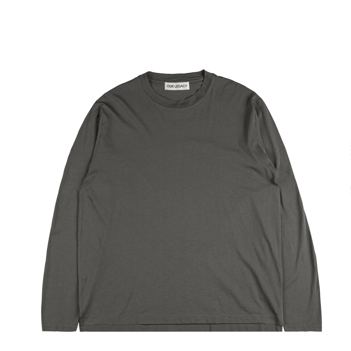 OUR LEGACY Box Longsleeve シャツ Our Legacy - Work Shop Box Longsleeve Tee Overdyed Earth