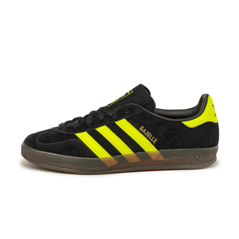 Adidas Gazelle Indoor - 48 / Core Black / Solar Yellow / Cloud White
