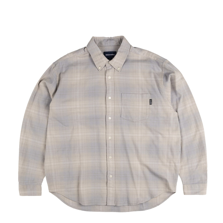 thisisneverthat Flannel Check Shirt - XL / Grey