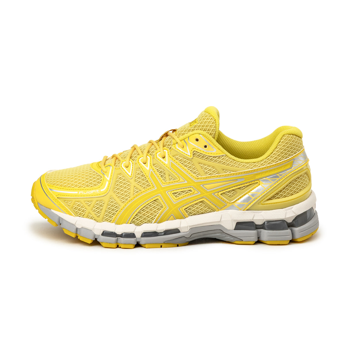 靴 asics GEL KAYANO 20 VIBRANT YELLOW Asics - VIBRANT YELLOW AND PURE SILVER UB9-S GEL-KAYANO 20