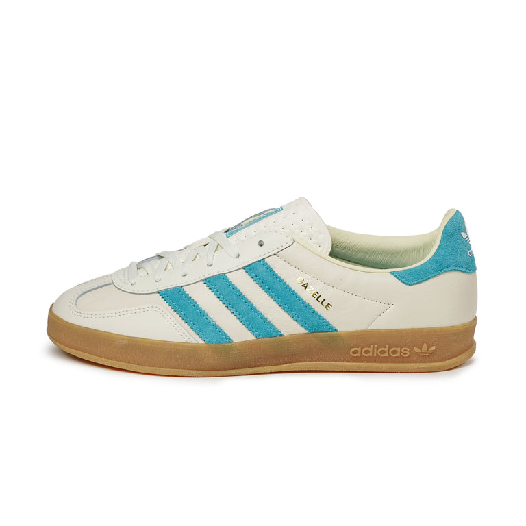 Adidas Gazelle Indoor *Amalfi Days* - 37 1/3 / Chalk White / Hi-Res Aqua / Gum