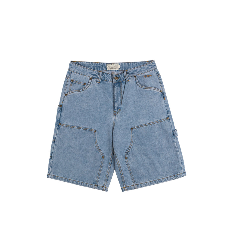 Dime Carpenter Denim Shorts - 34 / Blue Washed