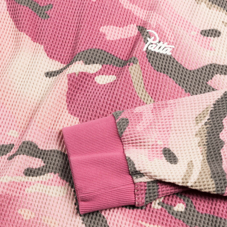 Patta Cactus Flower Camo Waffle Longsleeve T-Shirt