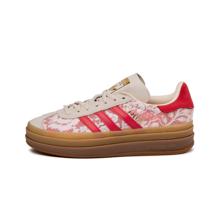 Adidas x Liberty London Gazelle Bold W - 42 / Footwear White / Crew White / Beta Scarlett