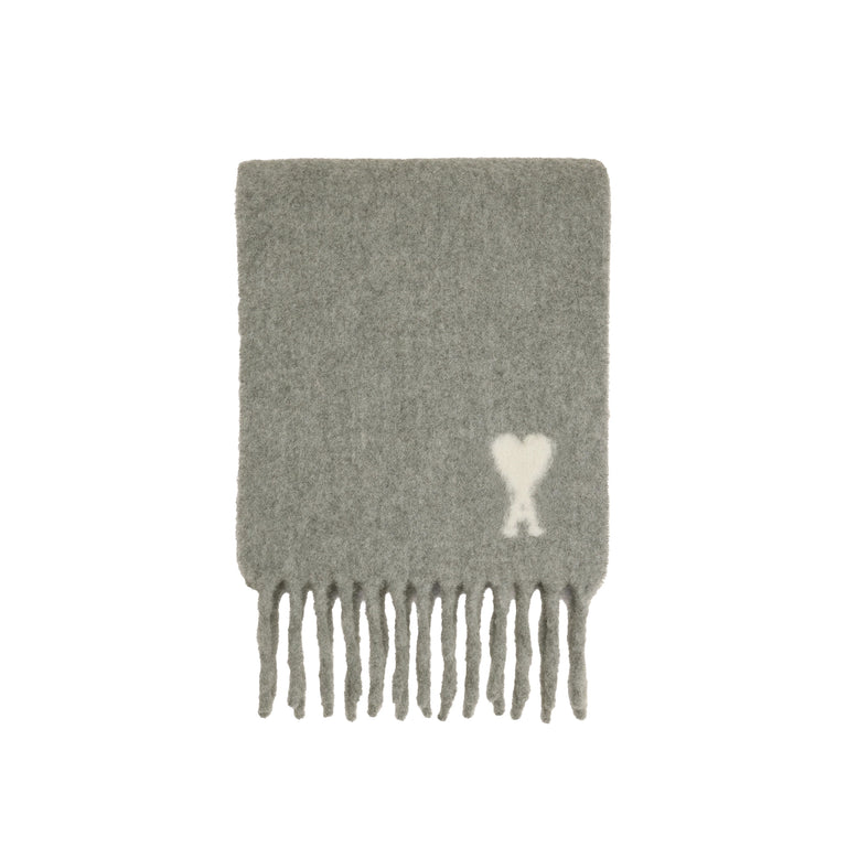AMI Paris Ami De Coeur Alpaca Scarf
