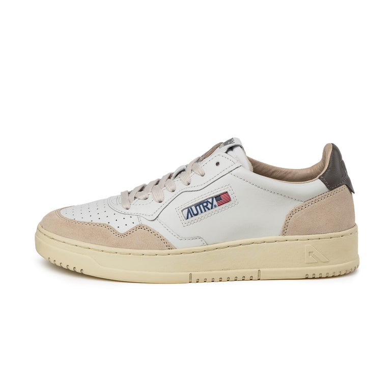 Autry Medalist *Leather / Suede* - 47 / White / Morel