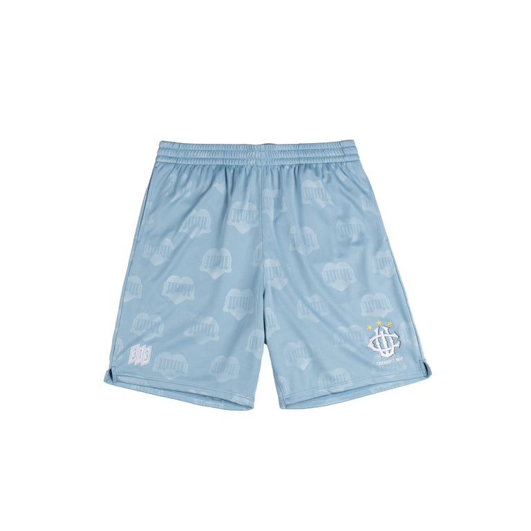 Carhartt WIP Hartt's Football Short - L / Heart Train Jacquard / Bluebird