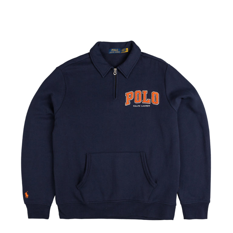 Polo Ralph Lauren The RL Fleece Logo Collared Sweatshirt - M / Cruise Navy
